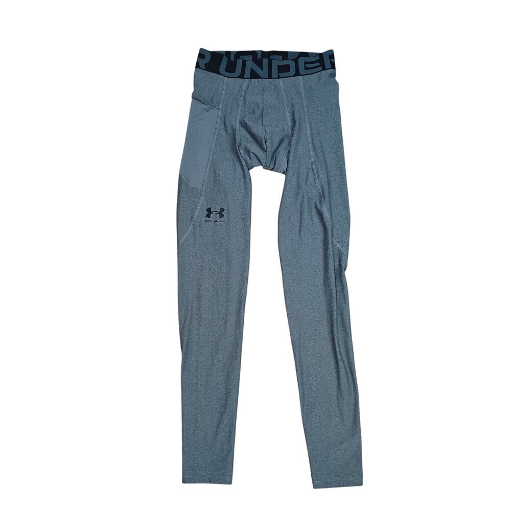 Under Armour HeatGear Armour Leggings Mens Small Grey